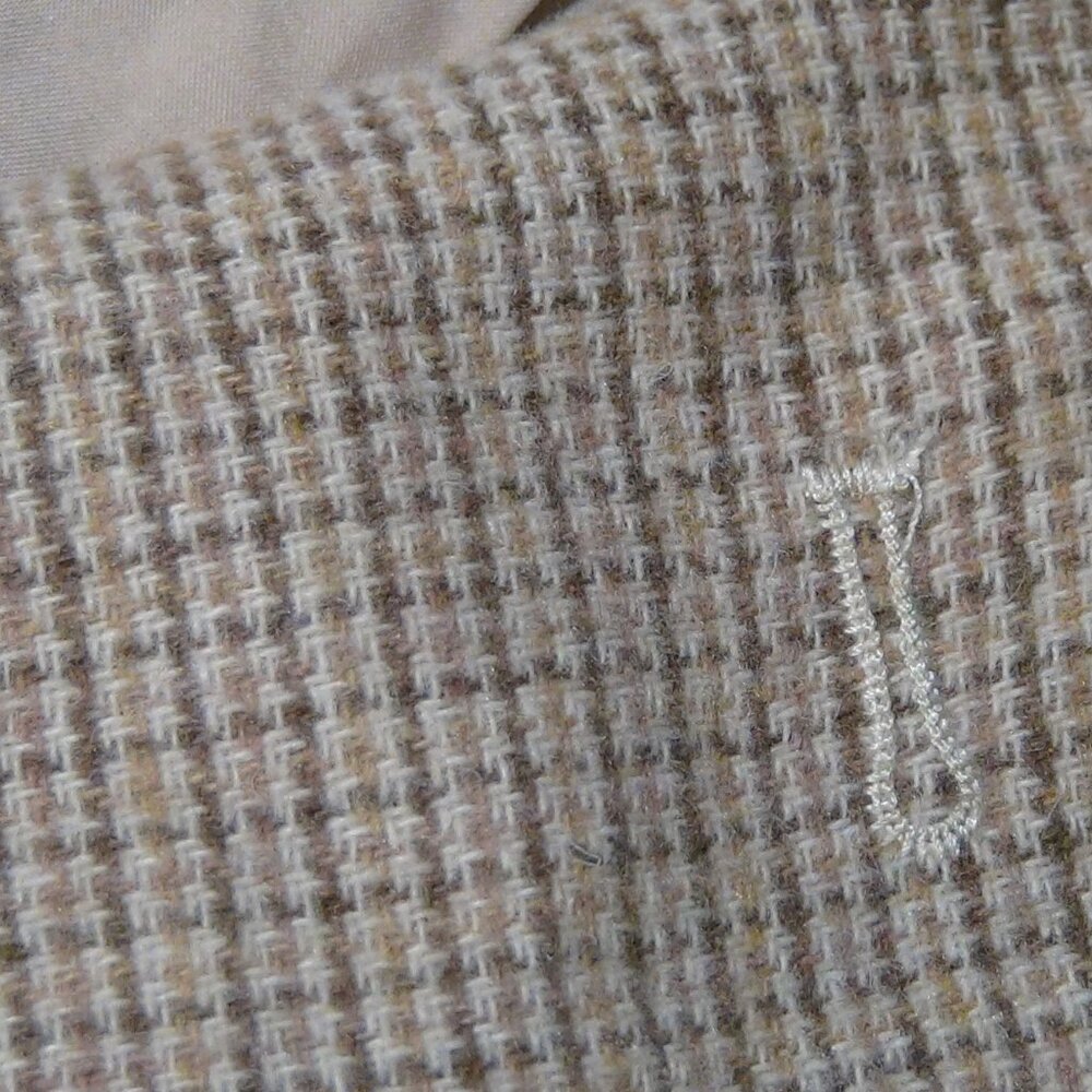 Future Collective Women's Tan Cropped Blazer Jacket Plaid Reese Blutstein XS - Picture 7 of 14